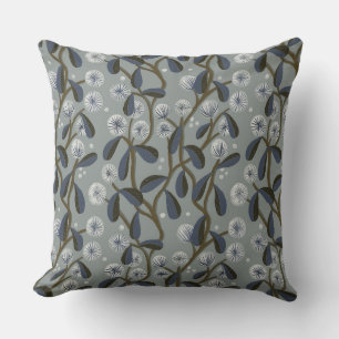 Fluffy flower pattern design on pillow