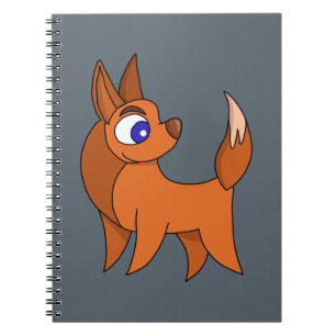Fluffy Fox Notebook