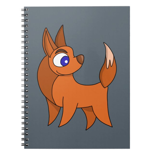 Fluffy Fox Notebook (Front)