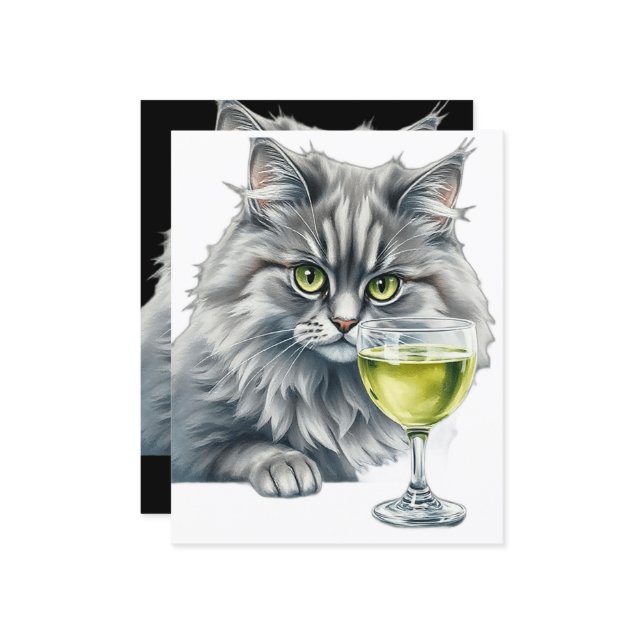 Fluffy  Friend and Absinthe (Front/Back In Situ)