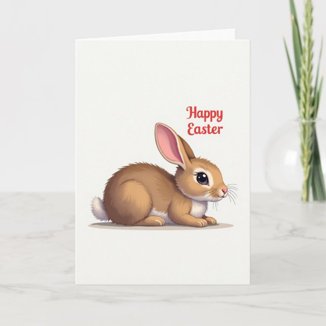 Fluffy Friend Faux Foil Card (Front)