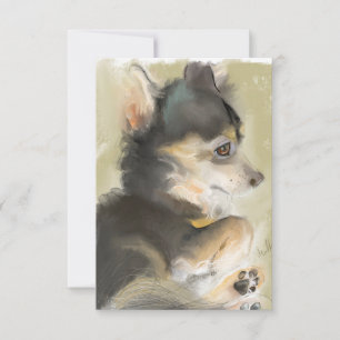 Fluffy Fritter Art Card