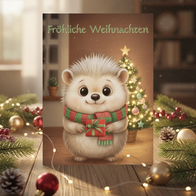 Fluffy Hedgehog with Gift Magic Card (Creator Uploaded)