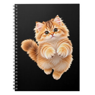 Fluffy kitten notebook