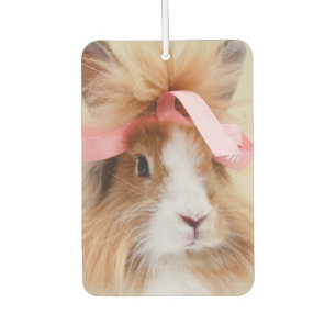 Fluffy Lionhead Bunny Rabbit Air Freshener