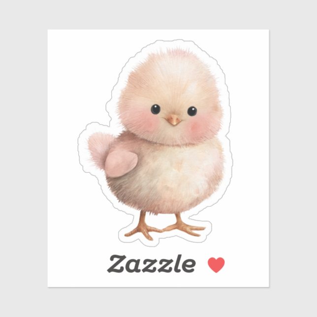 Fluffy Little Chick | Cute Spring & Easter Animal  (Sheet)