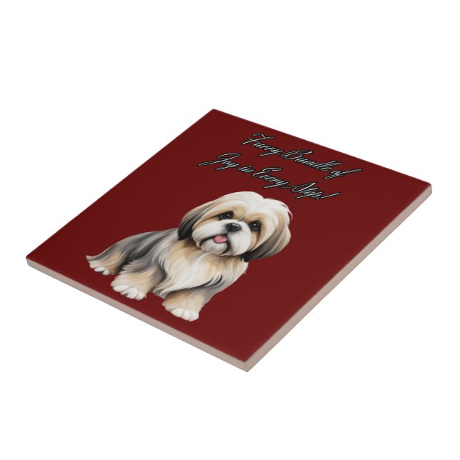 Fluffy Little Pal: Soft Hues and Thick Hai Tile (Side)