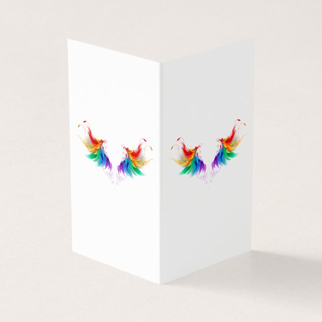 Fluffy Rainbow Wings (Outside)