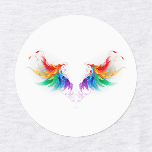 Fluffy Rainbow Wings