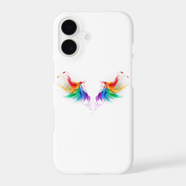 Fluffy Rainbow Wings (Back)