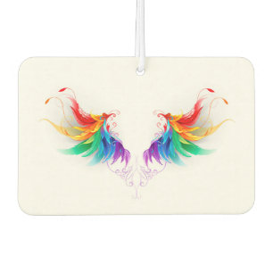Fluffy Rainbow Wings Air Freshener