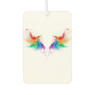 Fluffy Rainbow Wings Air Freshener