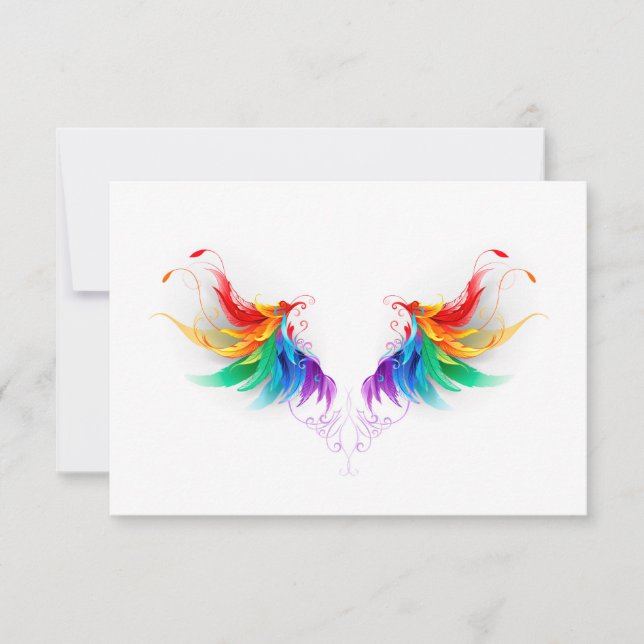 Fluffy Rainbow Wings Announcement (Front)