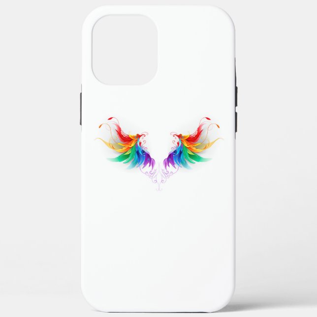 Fluffy Rainbow Wings Case-Mate iPhone Case (Back)