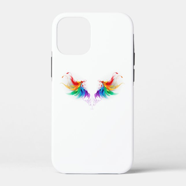 Fluffy Rainbow Wings Case-Mate iPhone Case (Back)