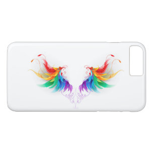 Fluffy Rainbow Wings Case-Mate iPhone Case