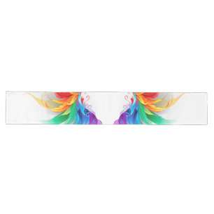Fluffy Rainbow Wings Long Table Runner