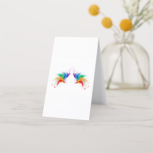 Fluffy Rainbow Wings Loyalty Card (Front)