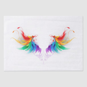 Fluffy Rainbow Wings Tissue Paper