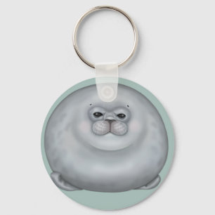 Fluffy Seal Keychain
