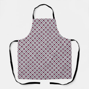Fluffy Squares Floral Apron
