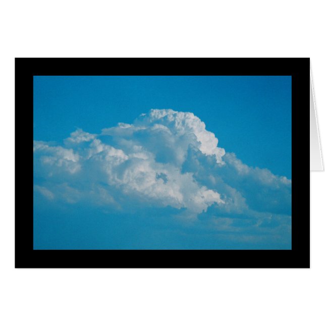 Fluffy White Clouds- Song of Sol. 7:6 Greet. Card (Front Horizontal)