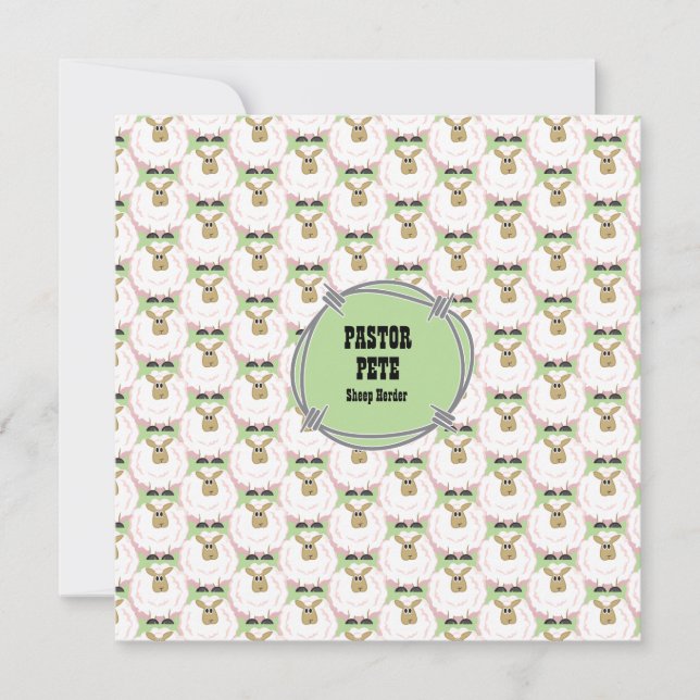 Fluffy White Sheep (Front)