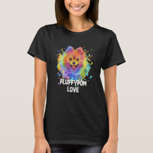 Fluffypom Love Pomeranian Humor Pom Pom Animal Pun T-Shirt