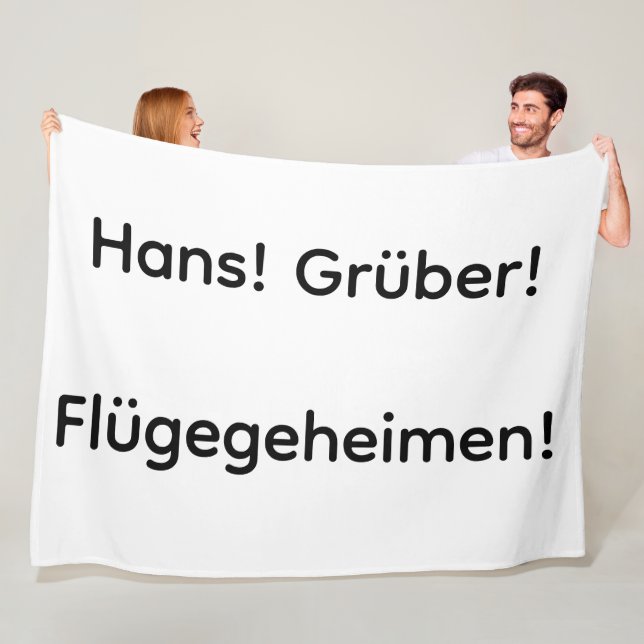 Flügegeheimen  Fleece Blanket (In Situ)