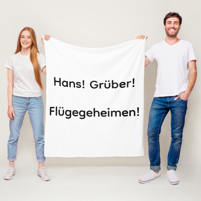 Flügegeheimen  Fleece Blanket (In Situ)
