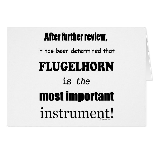 Flugelhorn Instrument le plus important (Devant horizontal)