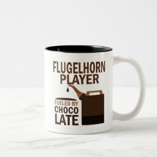 Flugelhorn Player (Funny) Chocolate Two-Tone Coffee Mug