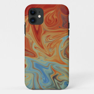 Fluid abstract pattern iPhone 11 case