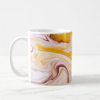 Fluid art: iridescent abstract texture. coffee mug
