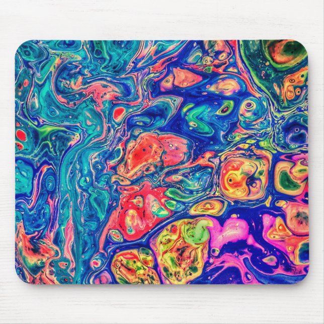 Fluid art mouse pad (Front)