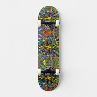 Fluid art / Painting Skateboard