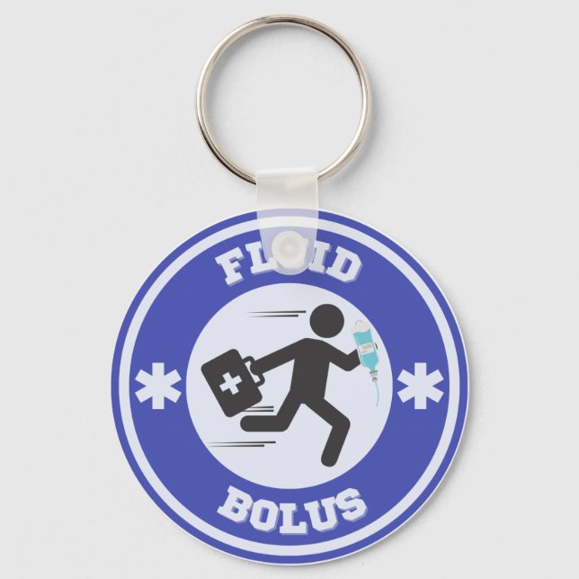 Fluid Bolus Keychain (Front)