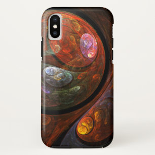 Fluid Connection Abstract Art iPhone XS Case