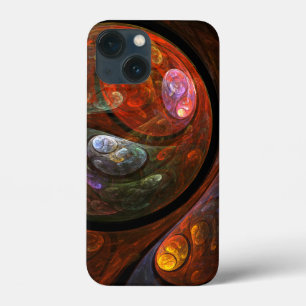 Fluid Connection Abstract Art iPhone 13 Mini Case