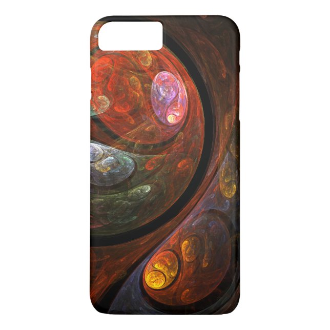 Fluid Connection Abstract Art Case-Mate iPhone Case (Back)
