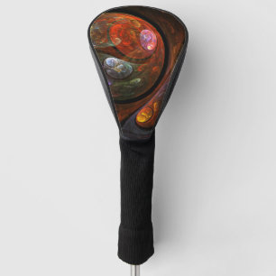 Fluid Connection Abstract Art Golf Head Cover