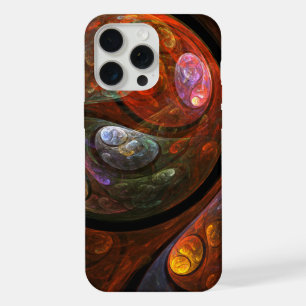 Fluid Connection Abstract Art iPhone 15 Pro Max Case