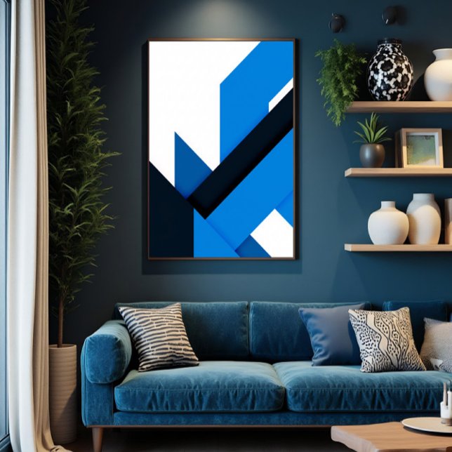 Fluid Geometry Canvas Print (Creator Uploaded)