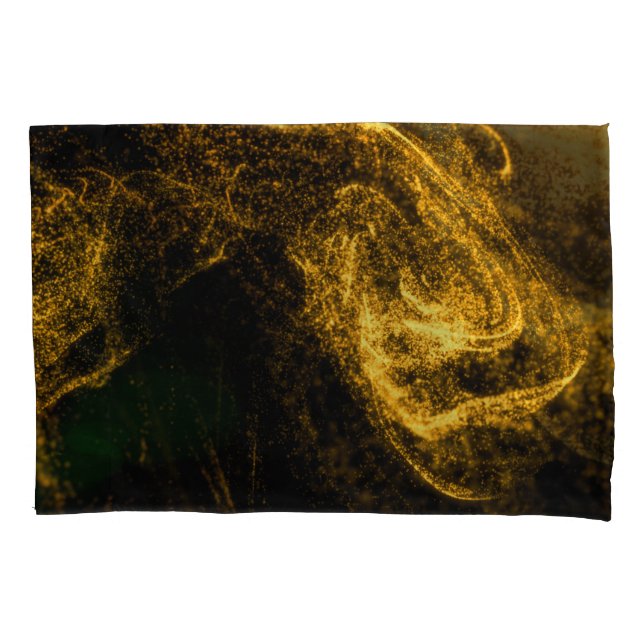 Fluid Gold: Abstract Beauty Pillowcase (Front)
