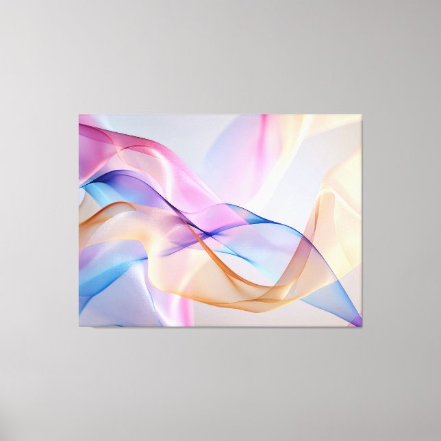 Fluid Harmony in Motion Canvas Print (Front)