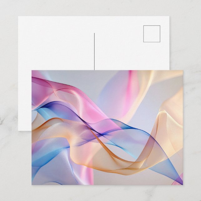 Fluid Harmony in Motion Postcard (Front/Back)