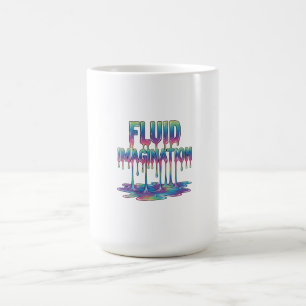Fluid Imagination Abstract Flowing Shapes Coffee Mug
