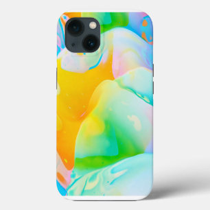 Fluid Neon Abstract  iPhone 13 Case