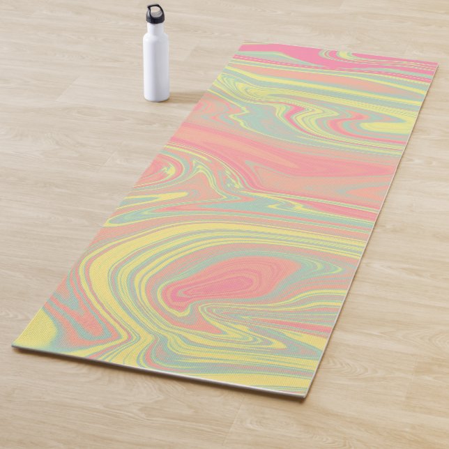 Fluid Pastels Yoga Mat (In Situ)
