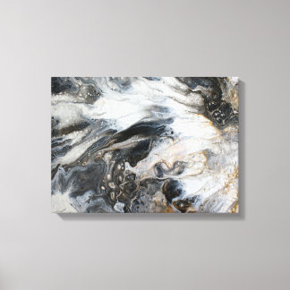 Fluid pour acrylic art canvas print
